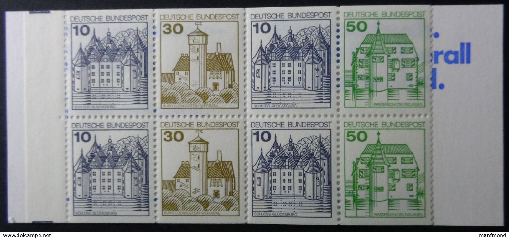 Germany - 1982 - Mi:DE MH22IaaK2 OZ (ohne Zählbalken) - Look Scans - 1971-2000