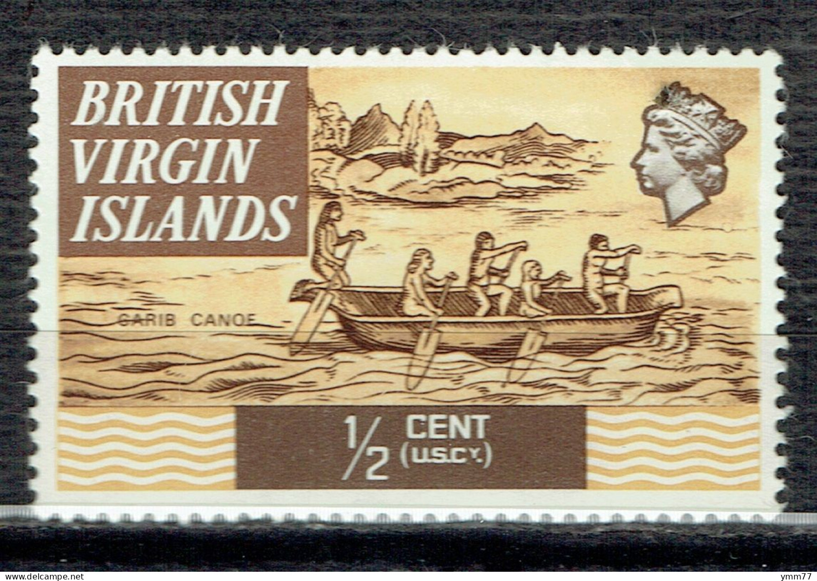 Série Courante. Bateaux : Canoé Caraïbe - Iles Vièrges Britanniques