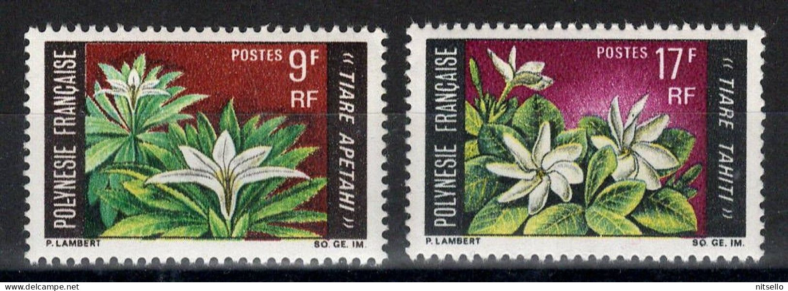 LOTE 2202 D /// (C068)  POLINESIA FRANCESA  - YVERT Nº: 64/65 **MNH    ¡¡¡ OFERTA - LIQUIDATION - JE LIQUIDE !!! - Unused Stamps