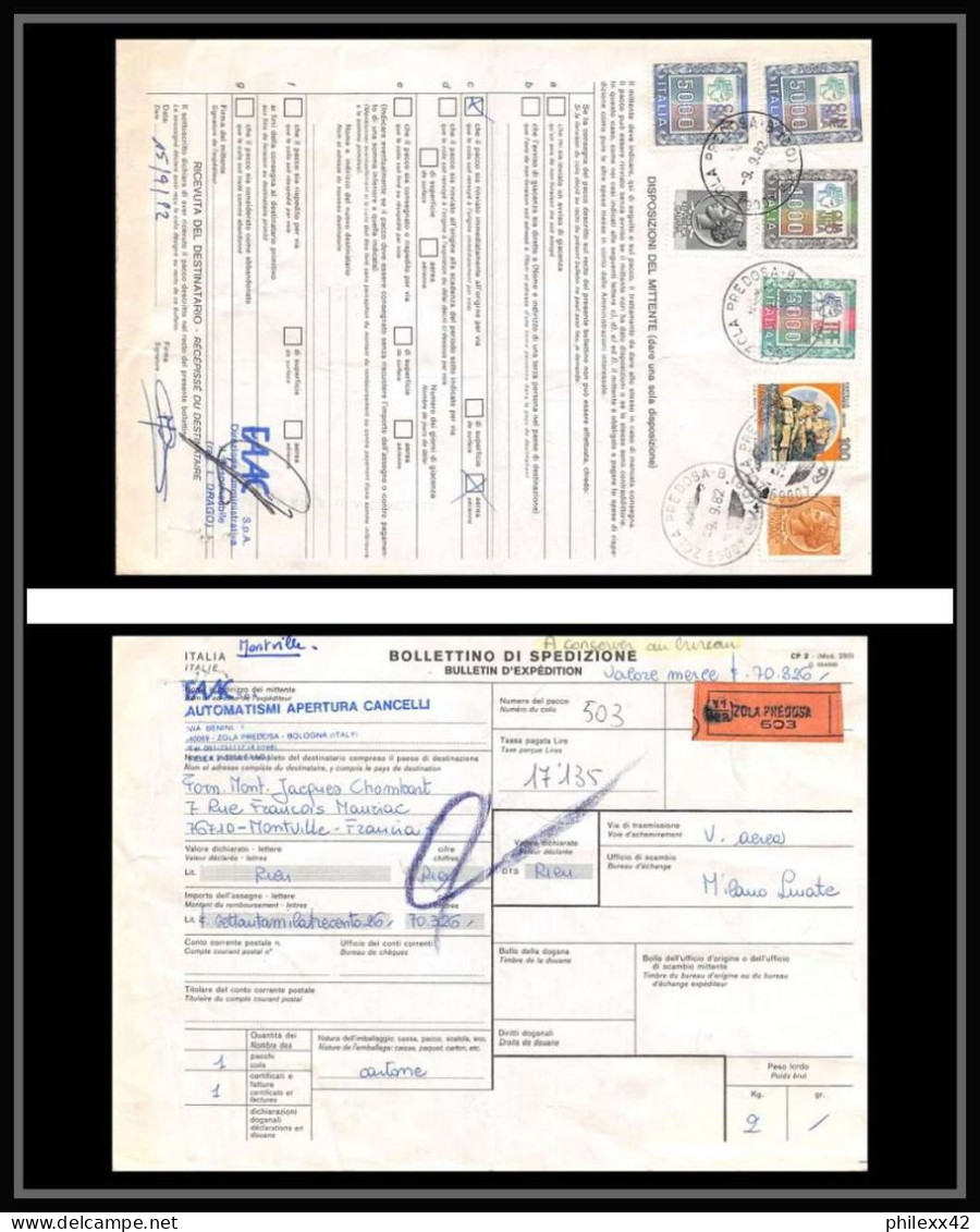 54231 1982 Bulletin D'expedition Bollettino Di Spedizione Italie Italy - 1981-90: Marcophilie