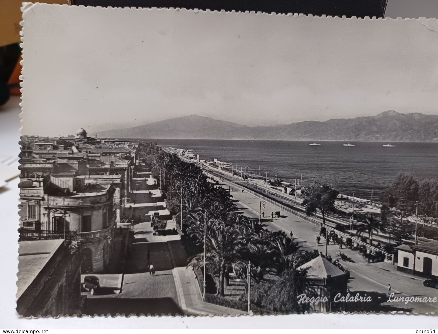 Cartolina Reggio Calabria, Lungomare 1956 - Reggio Calabria