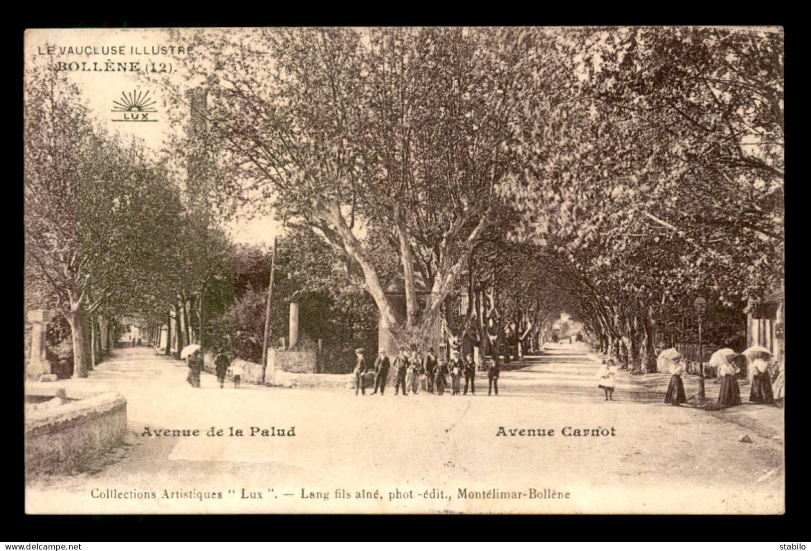 84 - BOLLENE - AVENUE DE LA PALUD - AVENUR CARNOT - Bollene