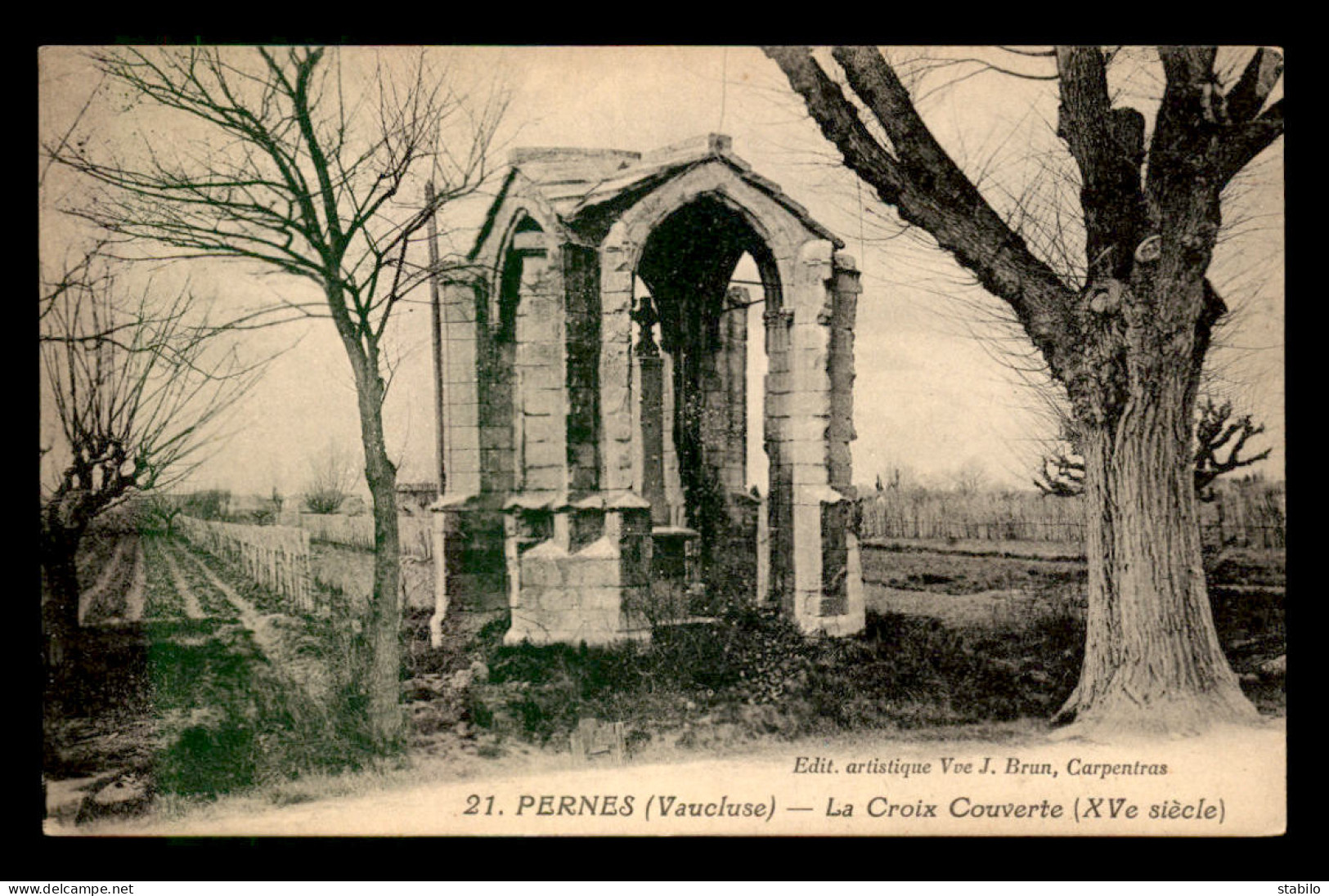 84 - PERNES - LA CROIX COUVERTE - Pernes Les Fontaines