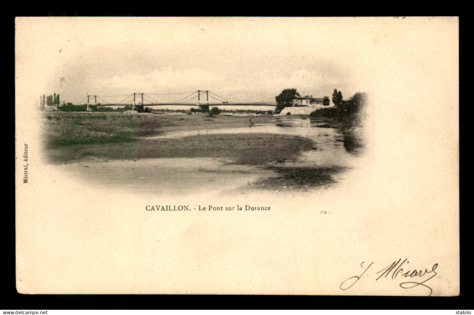 84 - CAVAILLON - LE PONT SUR LA DURANCE - Cavaillon