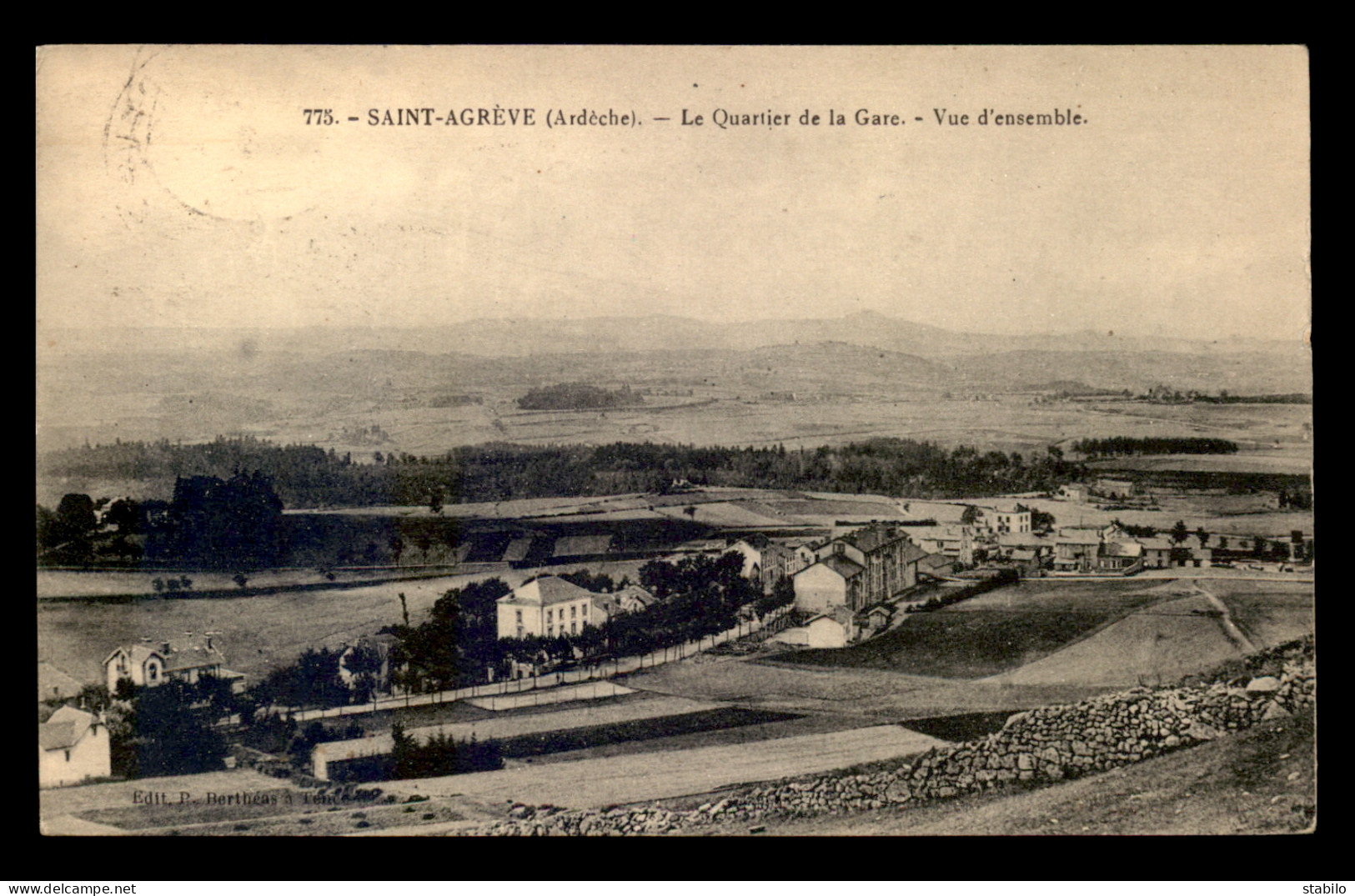 07 - SAINT-AGREVE - LE QUARTIER DE LA GARE - Saint Agrève