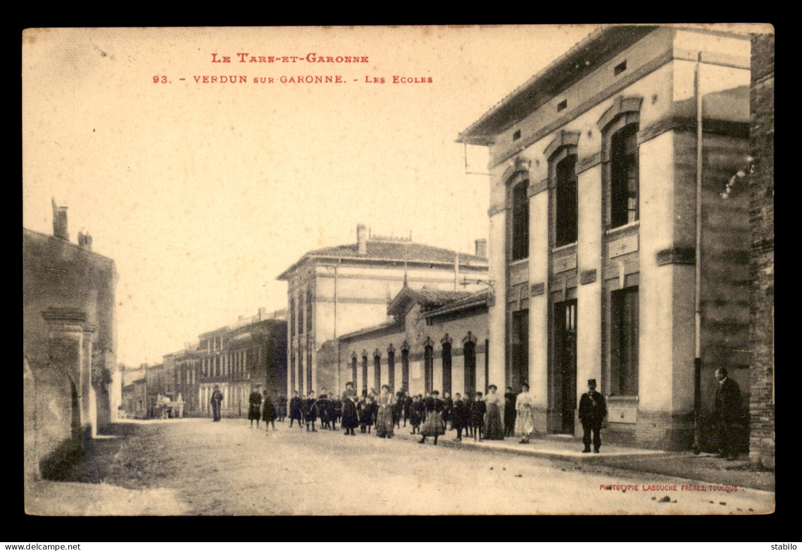 82 - VERDUN-SUR-GARONNE - LES ECOLES - Verdun Sur Garonne