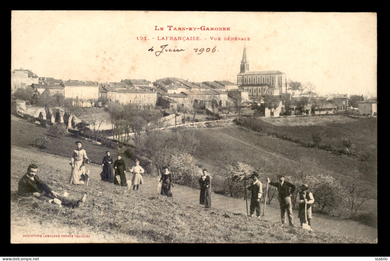 82 - LAFRANCAISE - VUE GENERALE - ANIMATION - Lafrancaise