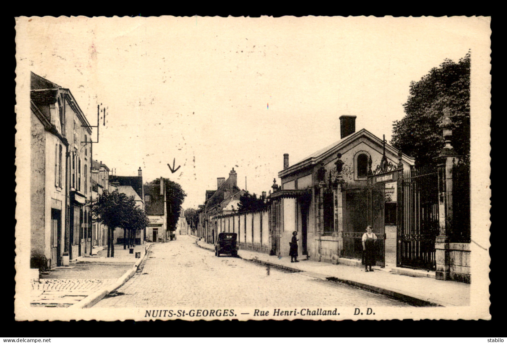 21 - NUITS-ST-GEORGES - RUE HENRI CHALLAND - Nuits Saint Georges