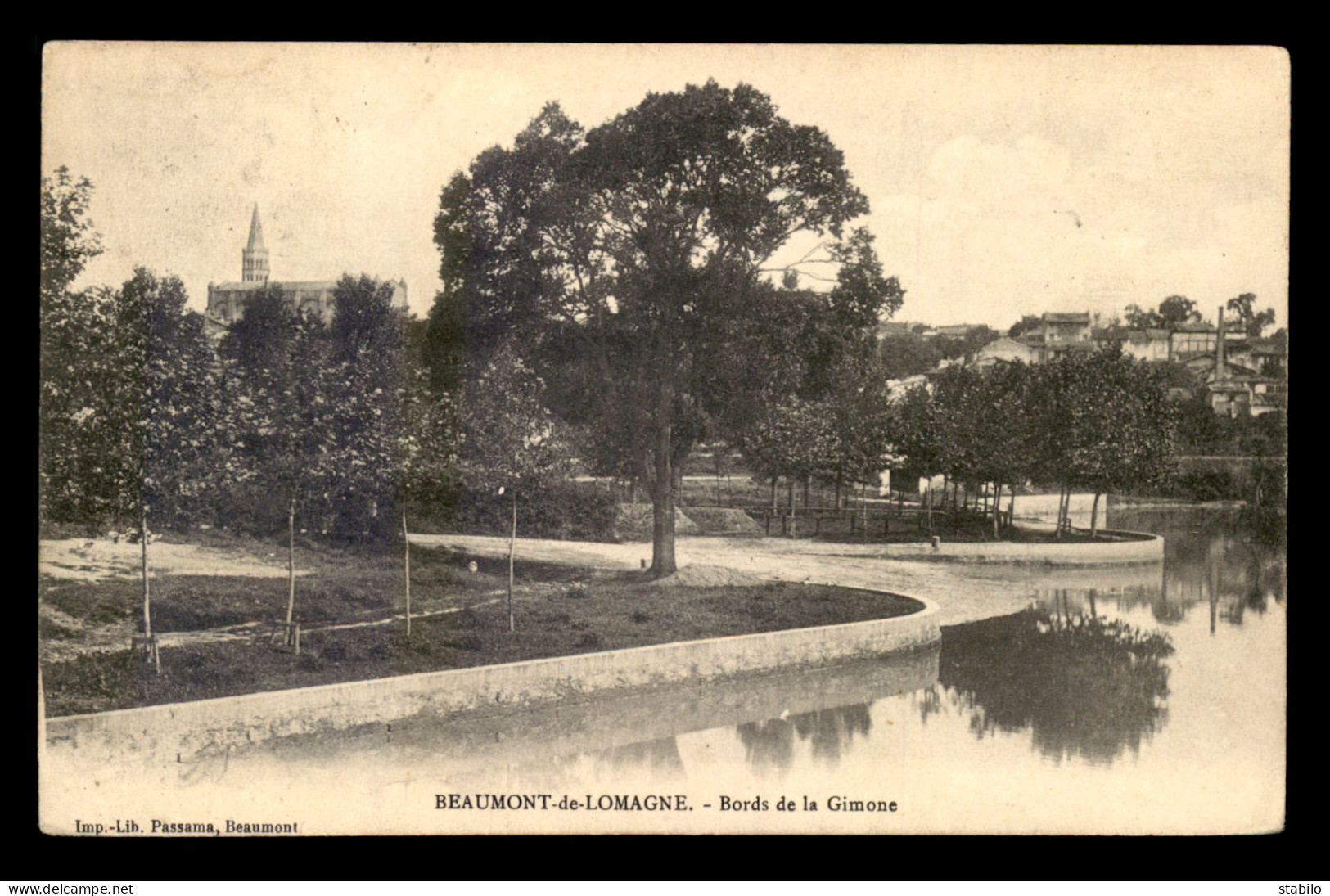 82 - BEAUMONT-DE-LOMAGNE - BORDS DE LA GIMONE - Beaumont De Lomagne