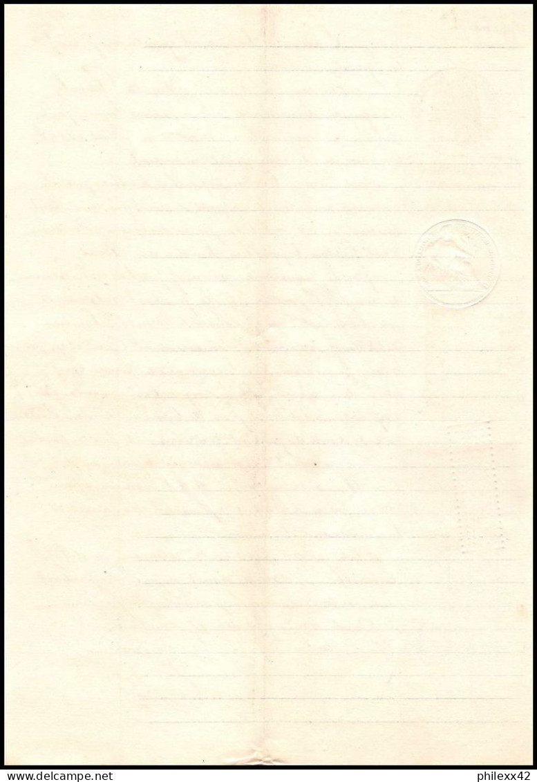 51014 Drome Buis-les-Baronnies Copies Dimension Y&t N°9 Syracusaine 1889 TB Timbre Fiscal Fiscaux Sur Document - Briefe U. Dokumente