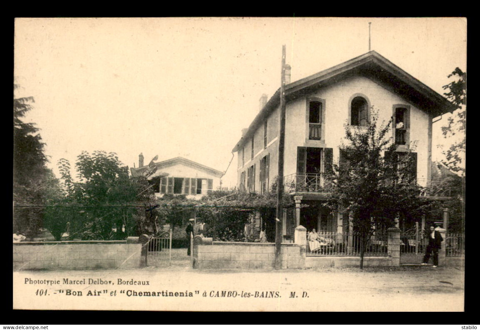 64 - CAMBO-LES-BAINS - VILLAS "BON AIR" ET "CHEMARTINENIA" - Cambo-les-Bains