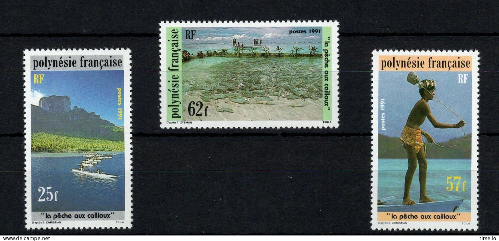 LOTE 2202 E /// (C089)  POLINESIA FRANCESA  - YVERT Nº: 390/392 **MNH    ¡¡¡ OFERTA - LIQUIDATION - JE LIQUIDE !!! - Unused Stamps