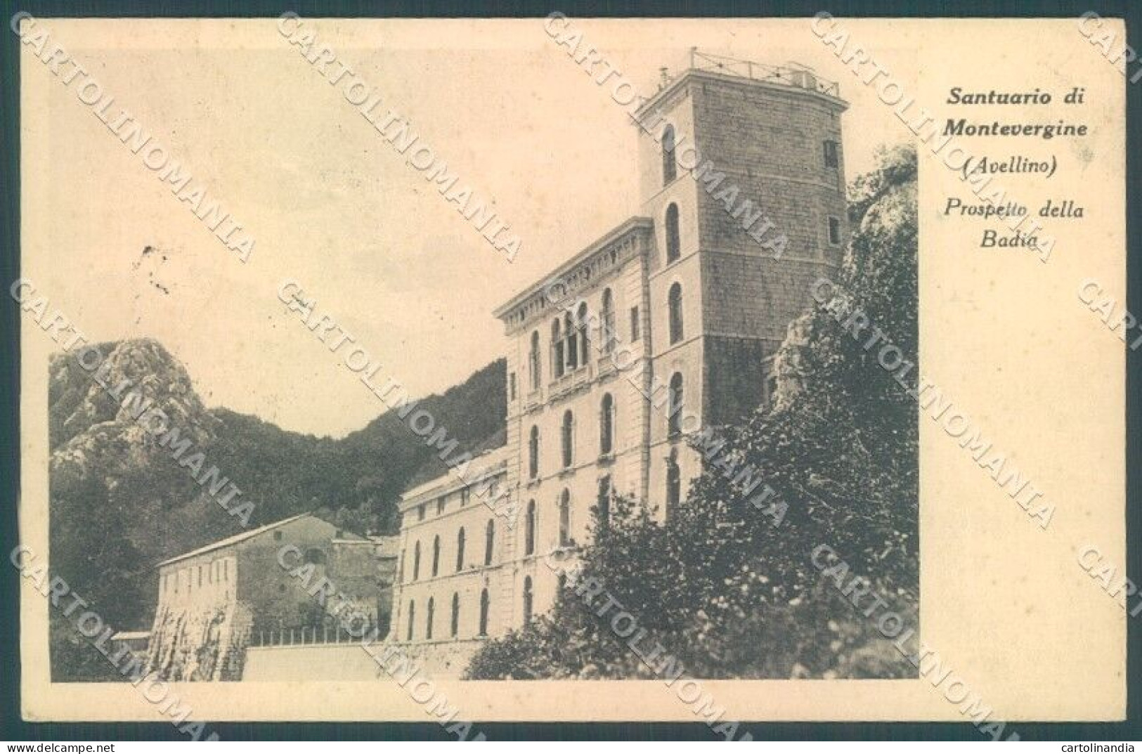 Avellino Città Santuario Montevergine Cartolina JK1095 - Avellino