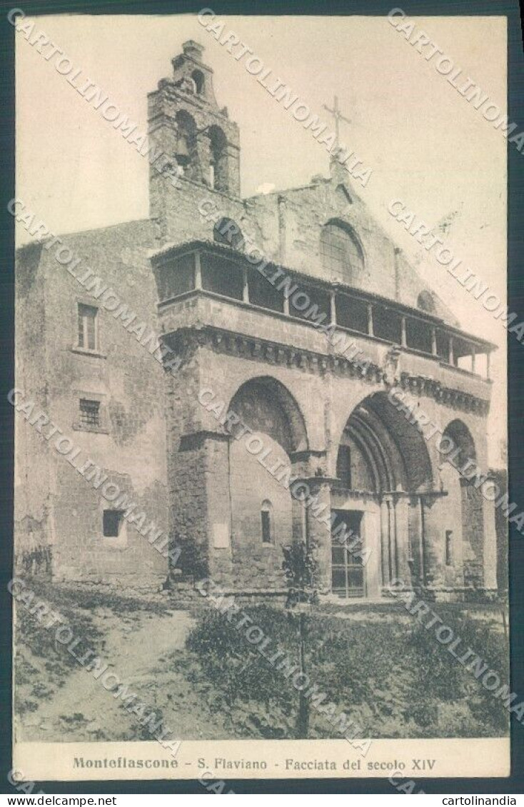 Viterbo Montefiascone Chiesa San Flaviano Cartolina JK1396 - Viterbo