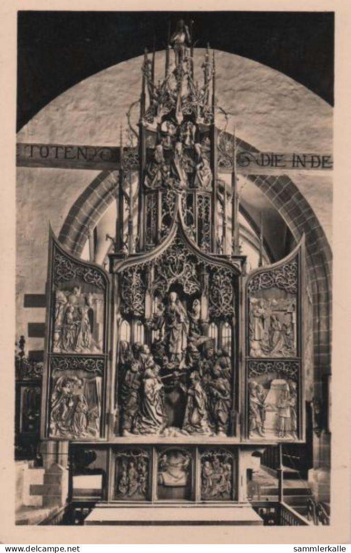 76898 - Creglingen - Herrgottskirche, Marienaltar - Ca. 1955 - Tauberbischofsheim