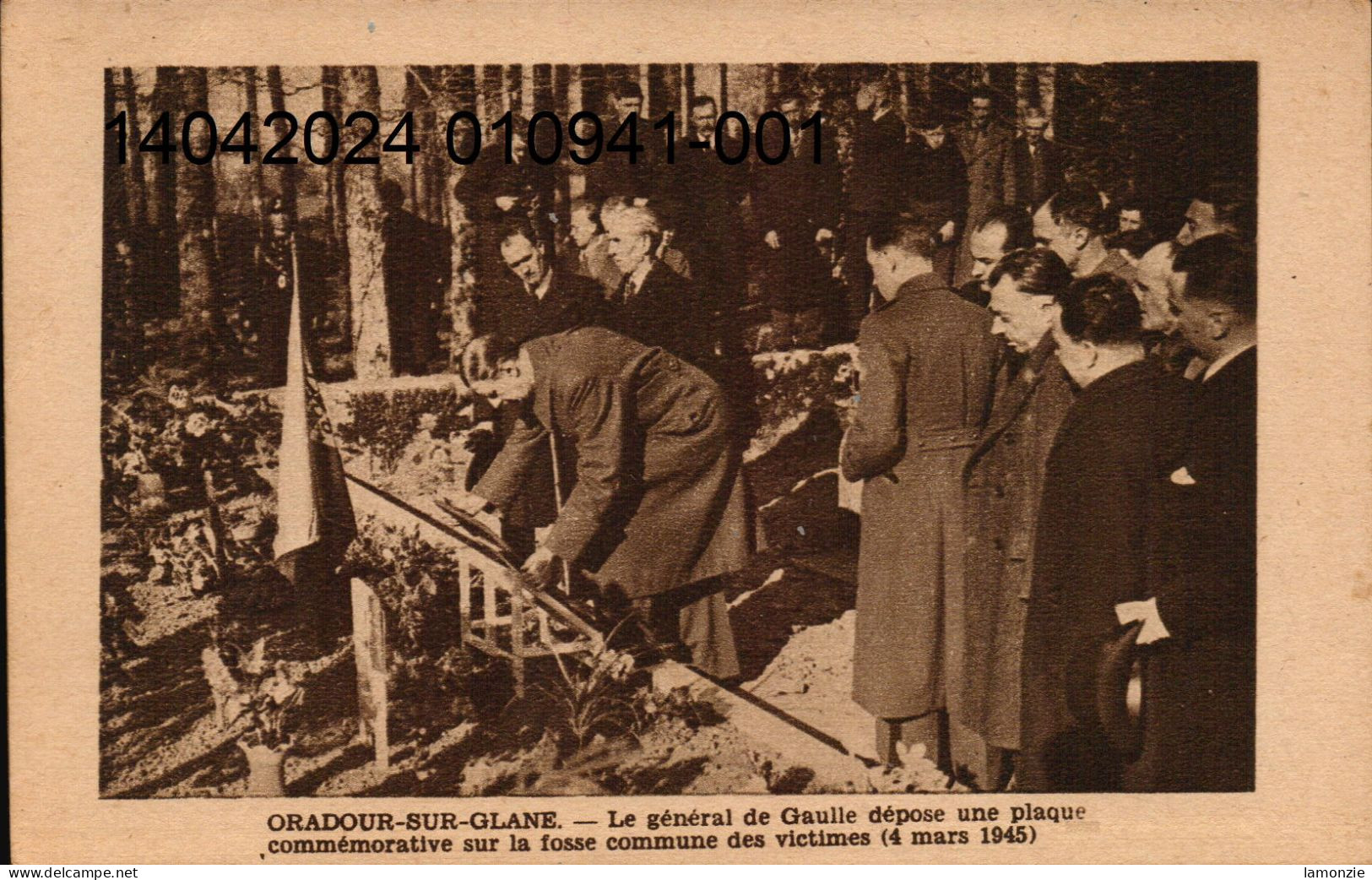 ORADOUR-sur-GLANE. 7 Cpa Sépia  Sur Le Massacre D'Oradour Le 10 Juin 1944. (scans Recto-verso) - Oradour Sur Glane