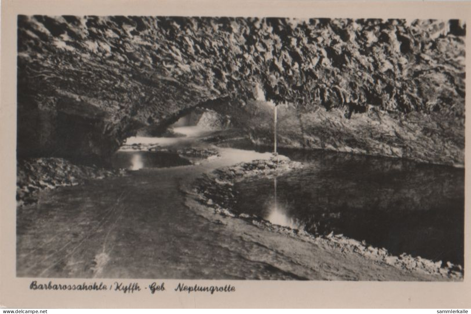30420 - Kyffhäuser - Barbarossahöhle, Neptungrotte - 1955 - Kyffhäuser