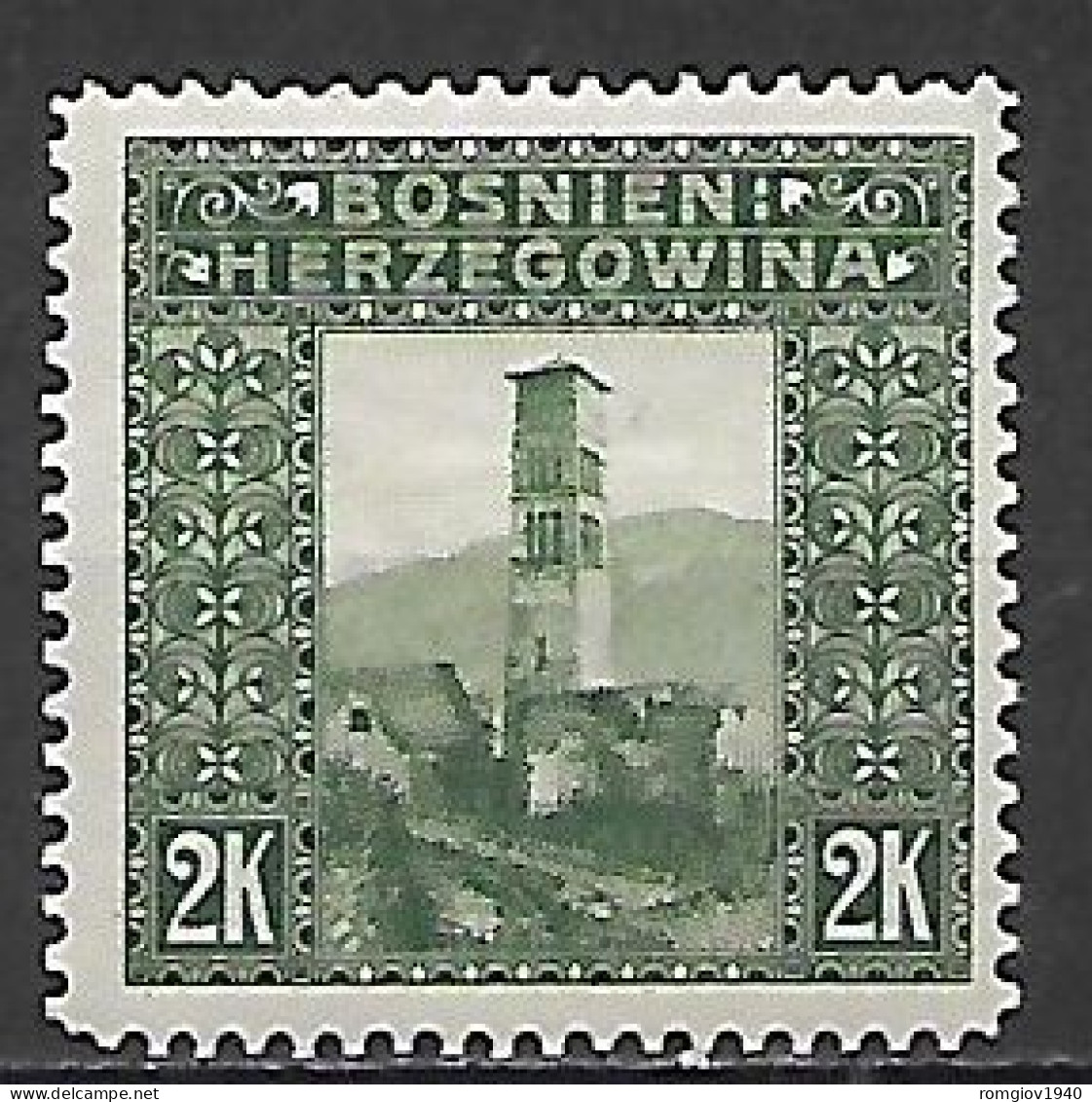 BOSNIA EZERGOVINA  1906   VEDUTE  UNIF. 43 MLH VF - Bosnie-Herzegovine