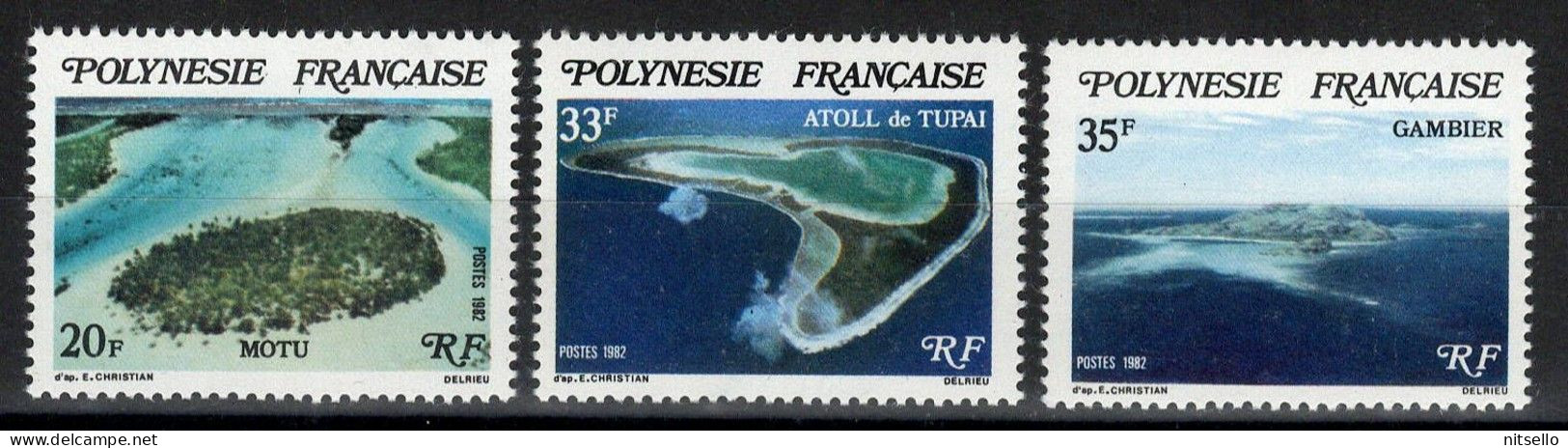 LOTE 2202 E /// (C080)  POLINESIA FRANCESA  - YVERT Nº: 186/188  **MNH   ¡¡¡ OFERTA - LIQUIDATION - JE LIQUIDE !!! - Unused Stamps