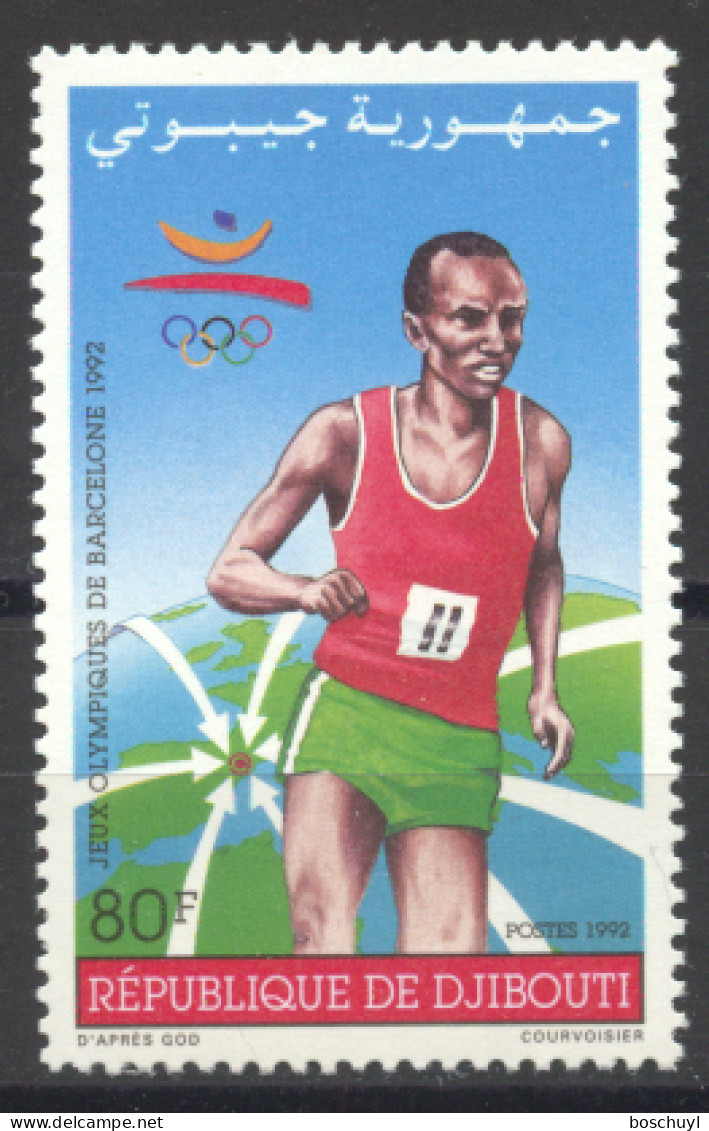 Djibouti, 1992, Olympic Summer Games Barcelona, Sports, Running, MNH, Michel 567 - Dschibuti (1977-...)