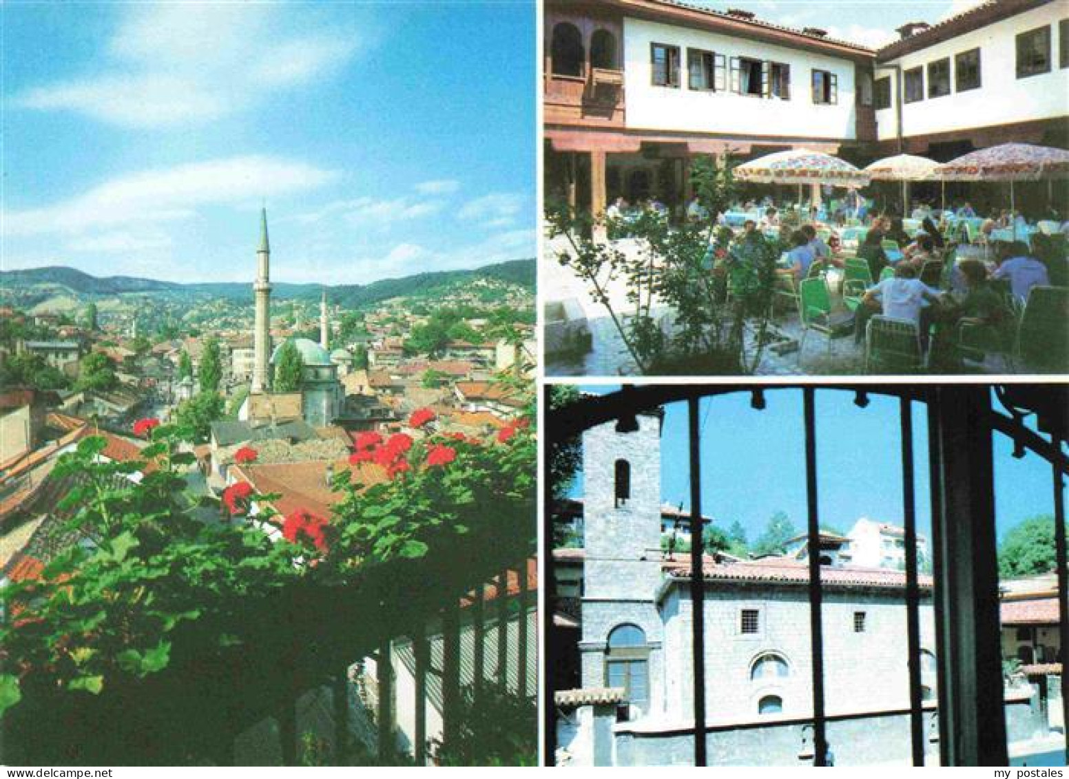 73970687 Sarajevo_Bosnia-Herzegovina Panorama Terrasse Kirche - Bosnien-Herzegowina