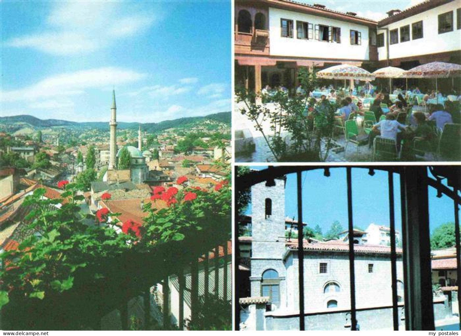 73970687 Sarajevo_Bosnia-Herzegovina Panorama Terrasse Kirche - Bosnie-Herzegovine