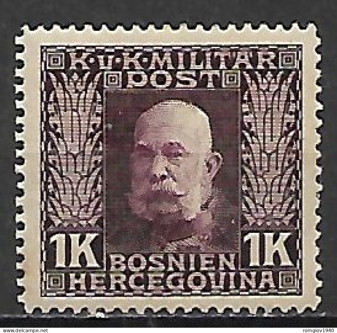 BOSNIA EZERGOVINA 1912-14 EFFIGE DI FRANCESCO GIUSEPPE UNIF. 80  MLH VF - Bosnien-Herzegowina