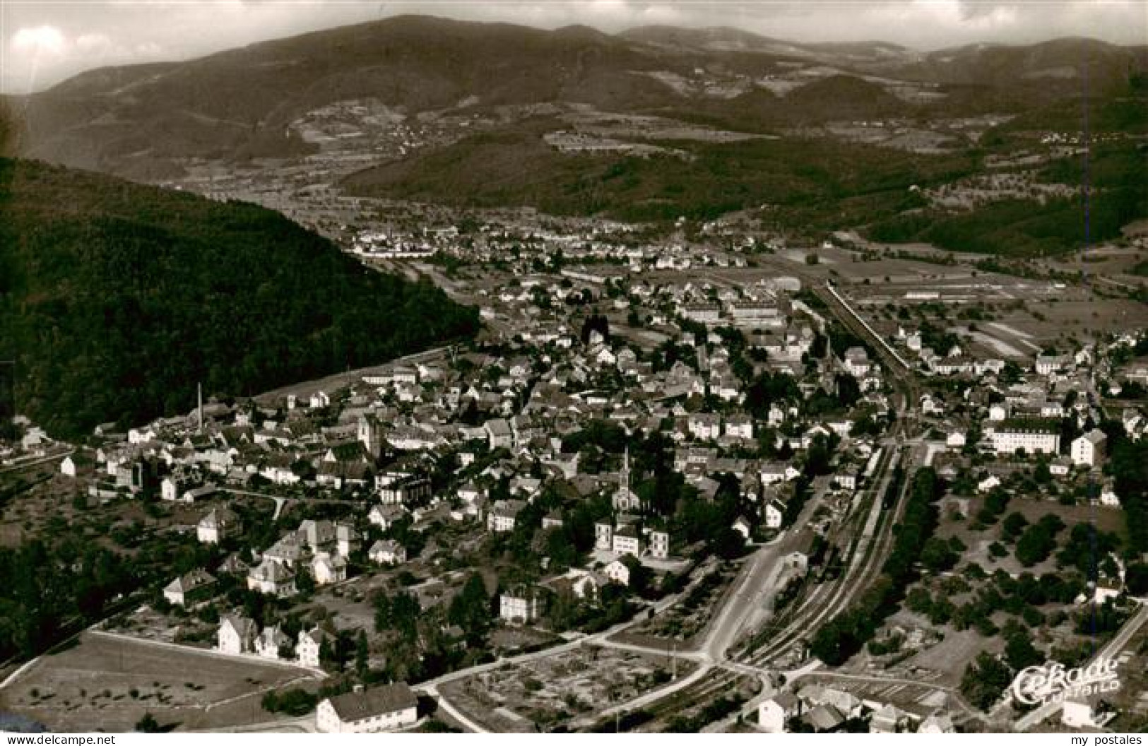 73970577 Schopfheim_BW Panorama Blick Ins Wiesental Auf Schweigmatt Und Fahrnau  - Schopfheim