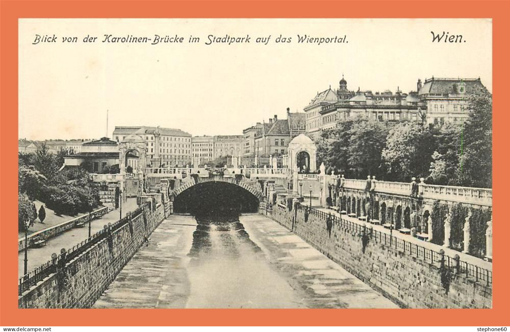 A633 / 043 WIEN Blick Von Der Karolinen Brucke - Ohne Zuordnung