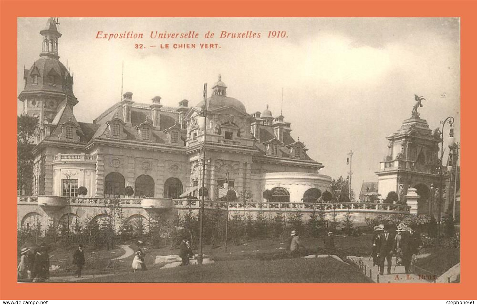 A633 / 409 Exposition Universelle BRUXELLES 1910 Le Chien Vert - Non Classificati