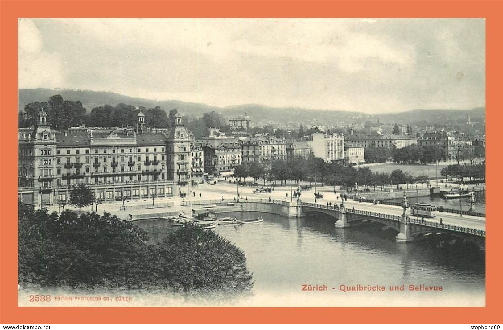 A640 / 547 Suisse ZURICH Quaibrucke Und Bellevue - Bellevue