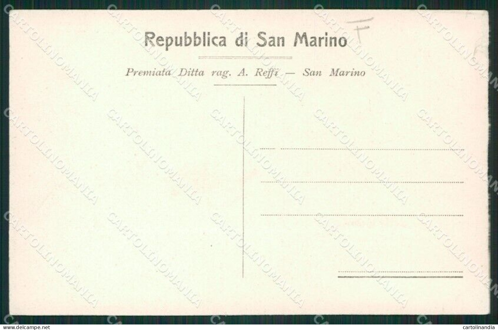 San Marino Collegio Governativo Belluzzi ABRASA Cartolina MQ5533 - Saint-Marin