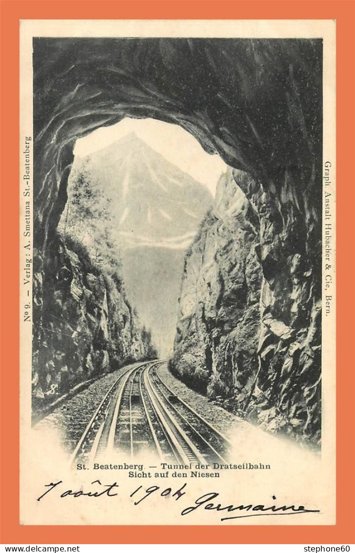 A644 / 117 Suisse ST Beatenberg Tunnel Der Dratseilbahn ( Timbre ) - Beatenberg