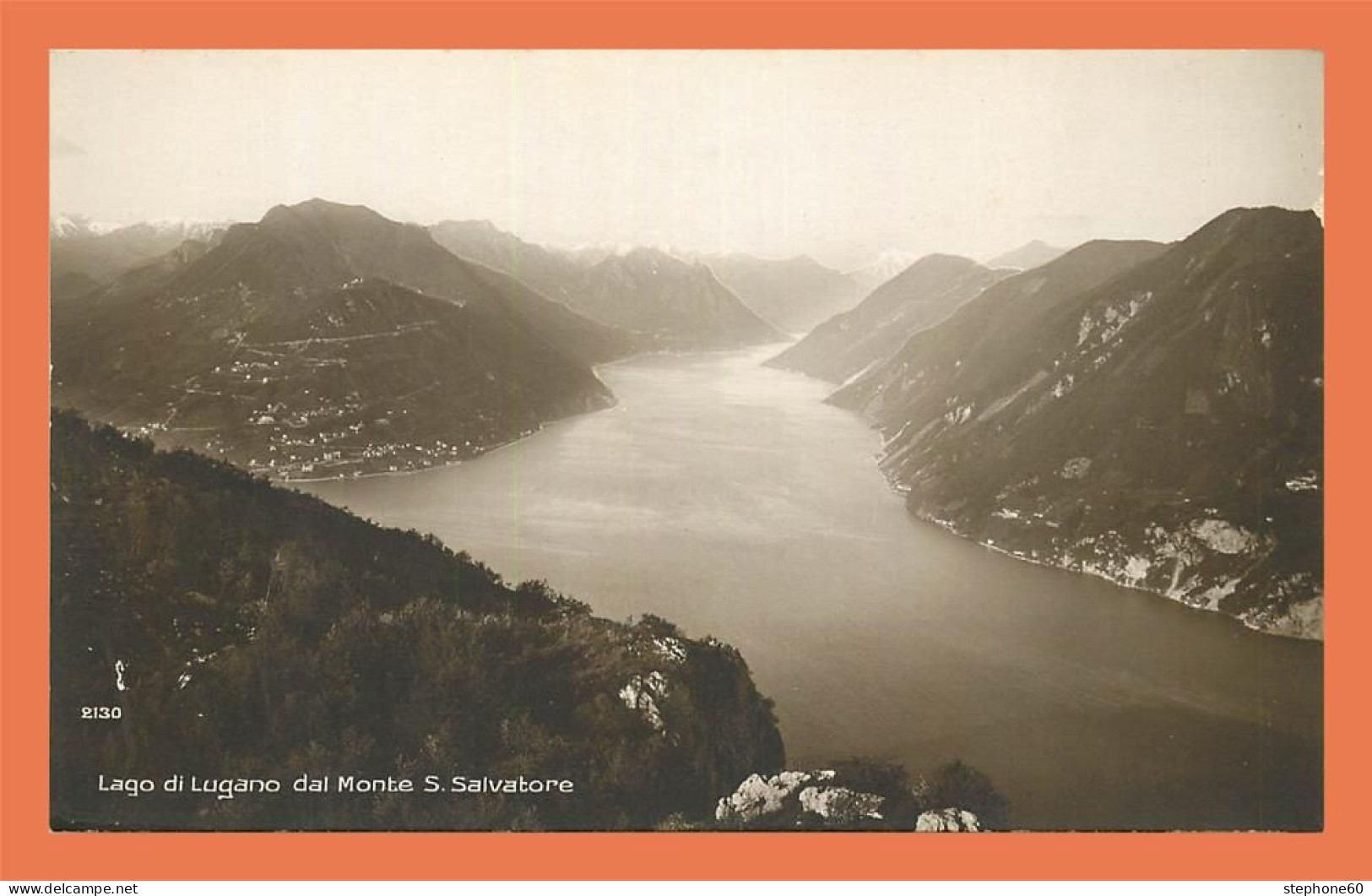 A640 / 565 Suisse Lago Di Lugano Dal Monte S. Salvatore - Mon