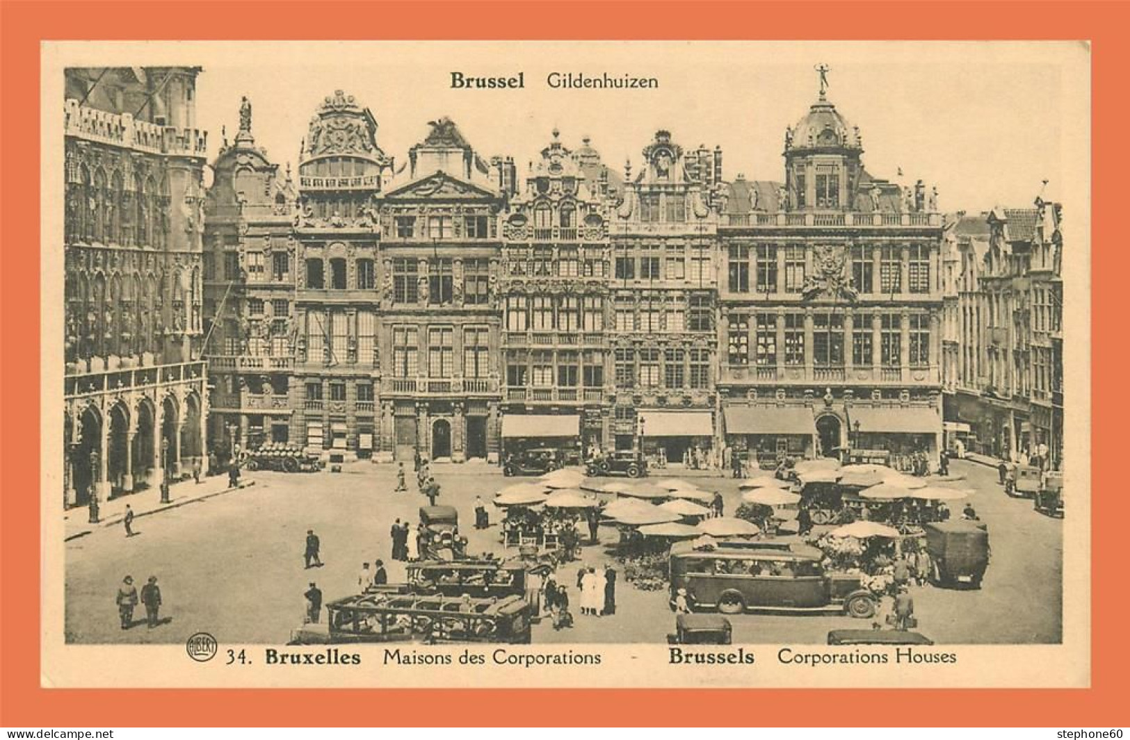 A643 / 181 BRUXELLES Maisons Des Corporations - Non Classés