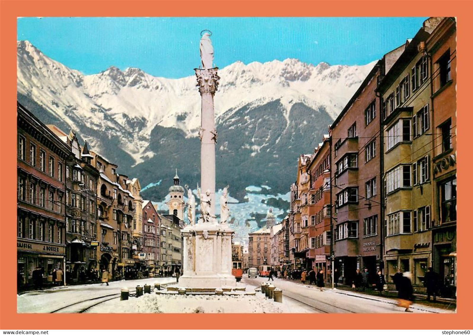 A645 / 523 INNSBRUCK Maria Theresien Strasse Mit Annasaule - Ohne Zuordnung