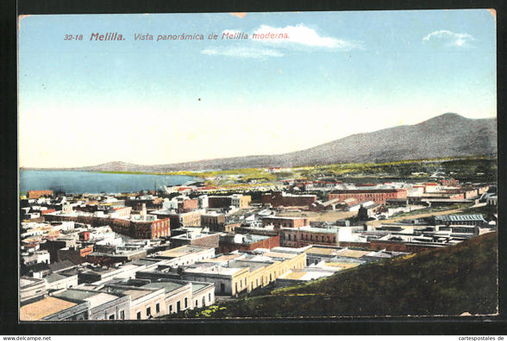 Postal Melilla, Vista Panorámica De Melilla Moderna  - Melilla