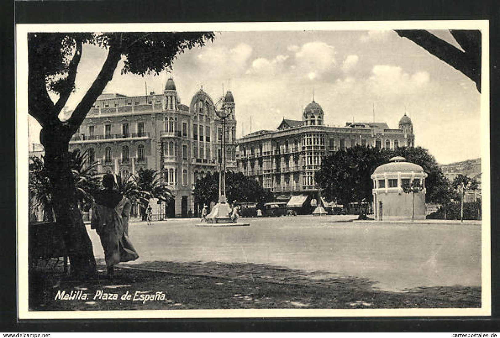 Postal Melilla, Plaza De Espana  - Melilla