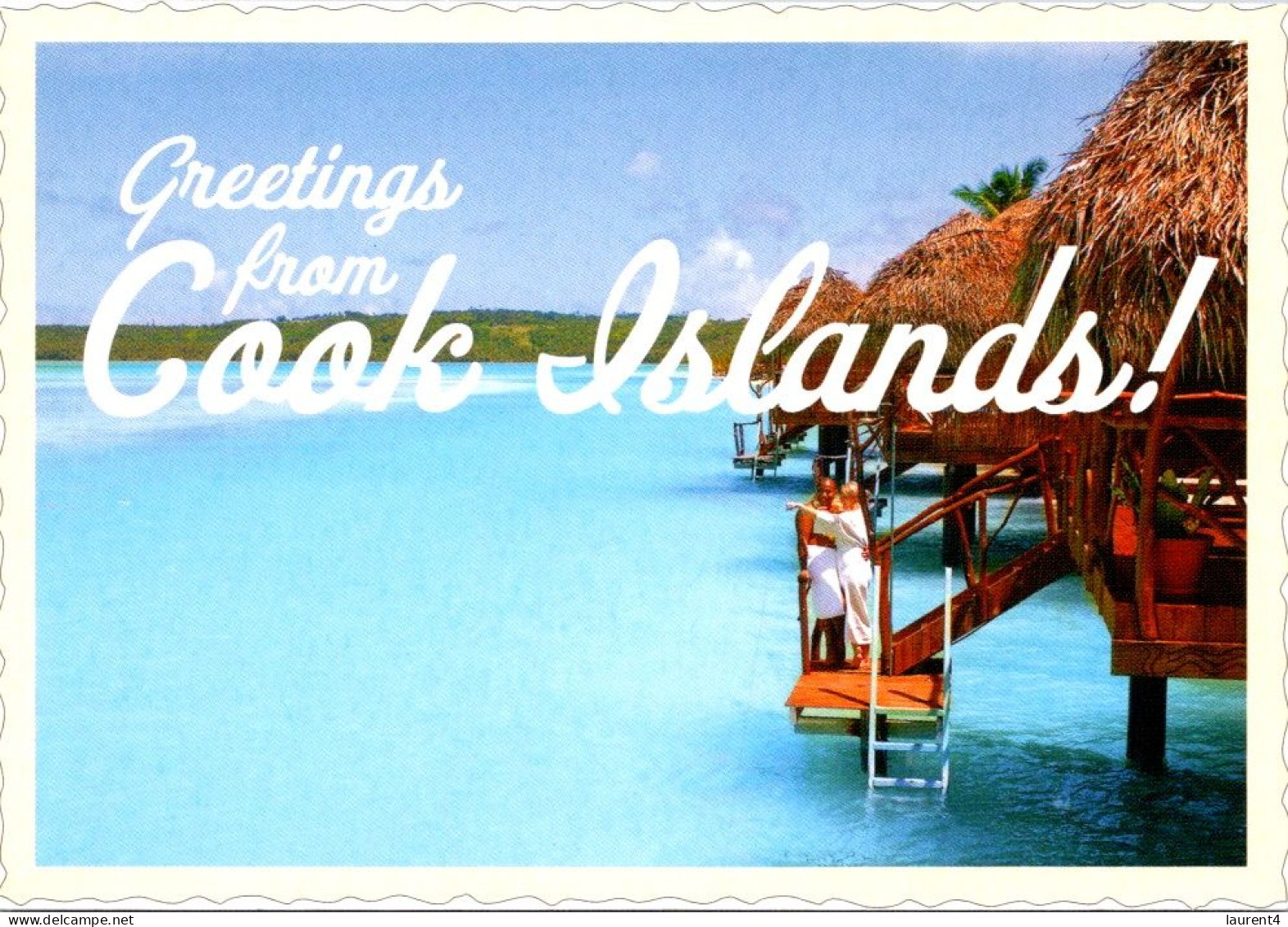 14-4-2024 (2 Z 1) Cook Islands (2 Postcards) - Isole Cook
