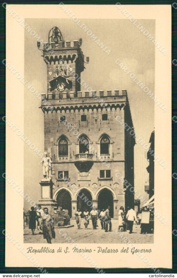 San Marino Palazzo Del Governo Cartolina MQ5528 - Saint-Marin