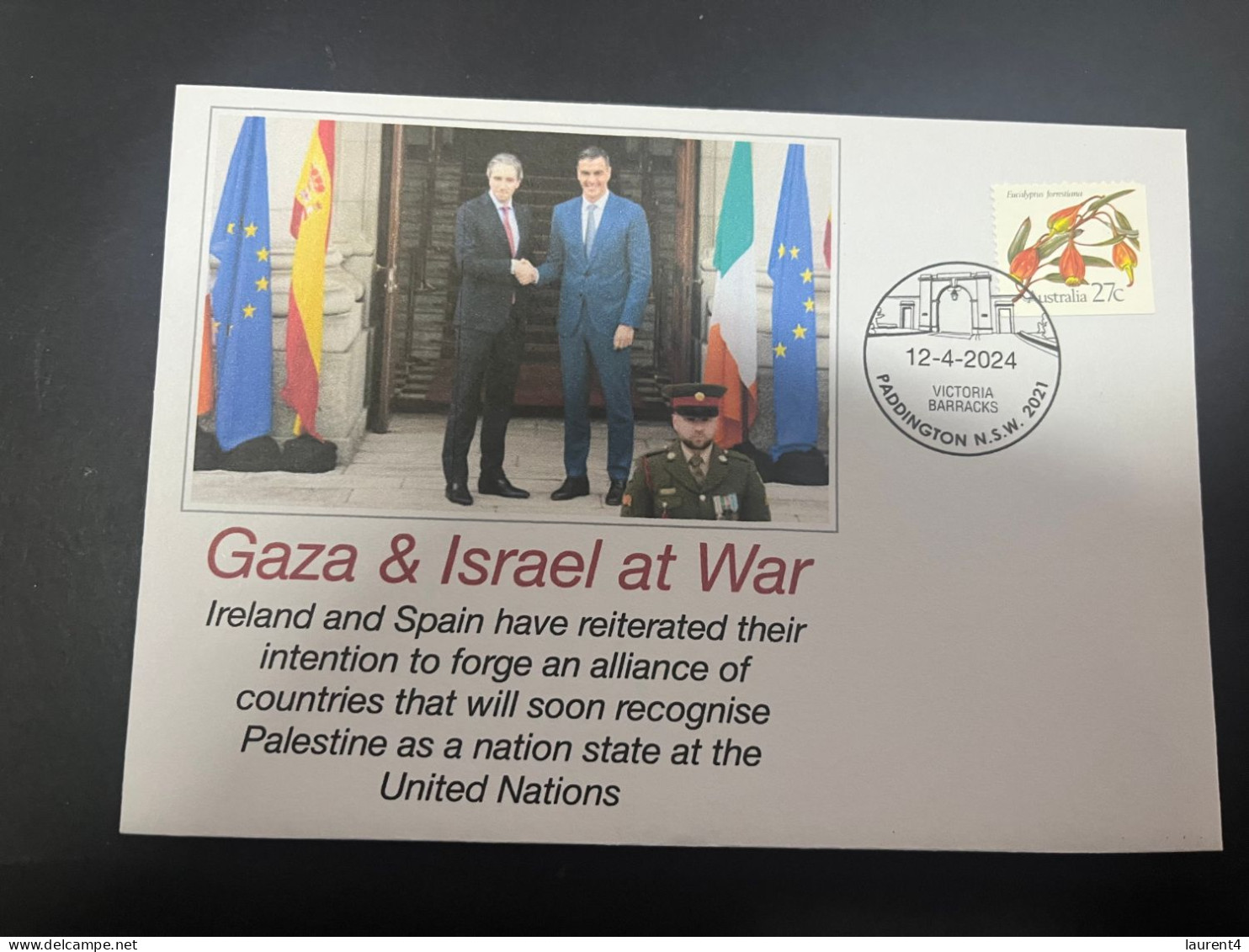 14-4-2024 (2 Z 2) GAZA - Ireland And Spain Will Support Recognition Of Palestine At UN - Militaria