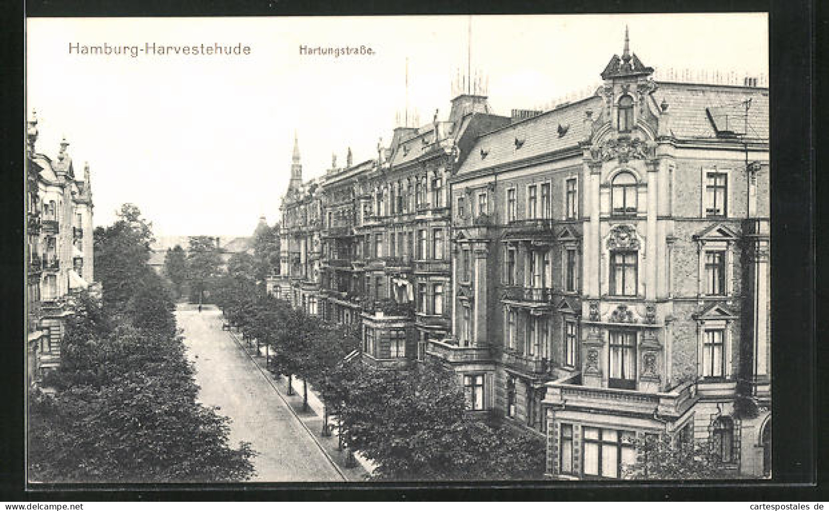 AK Hamburg-Harvestehude, Hauptstrasse Mit Bäumen  - Eimsbuettel