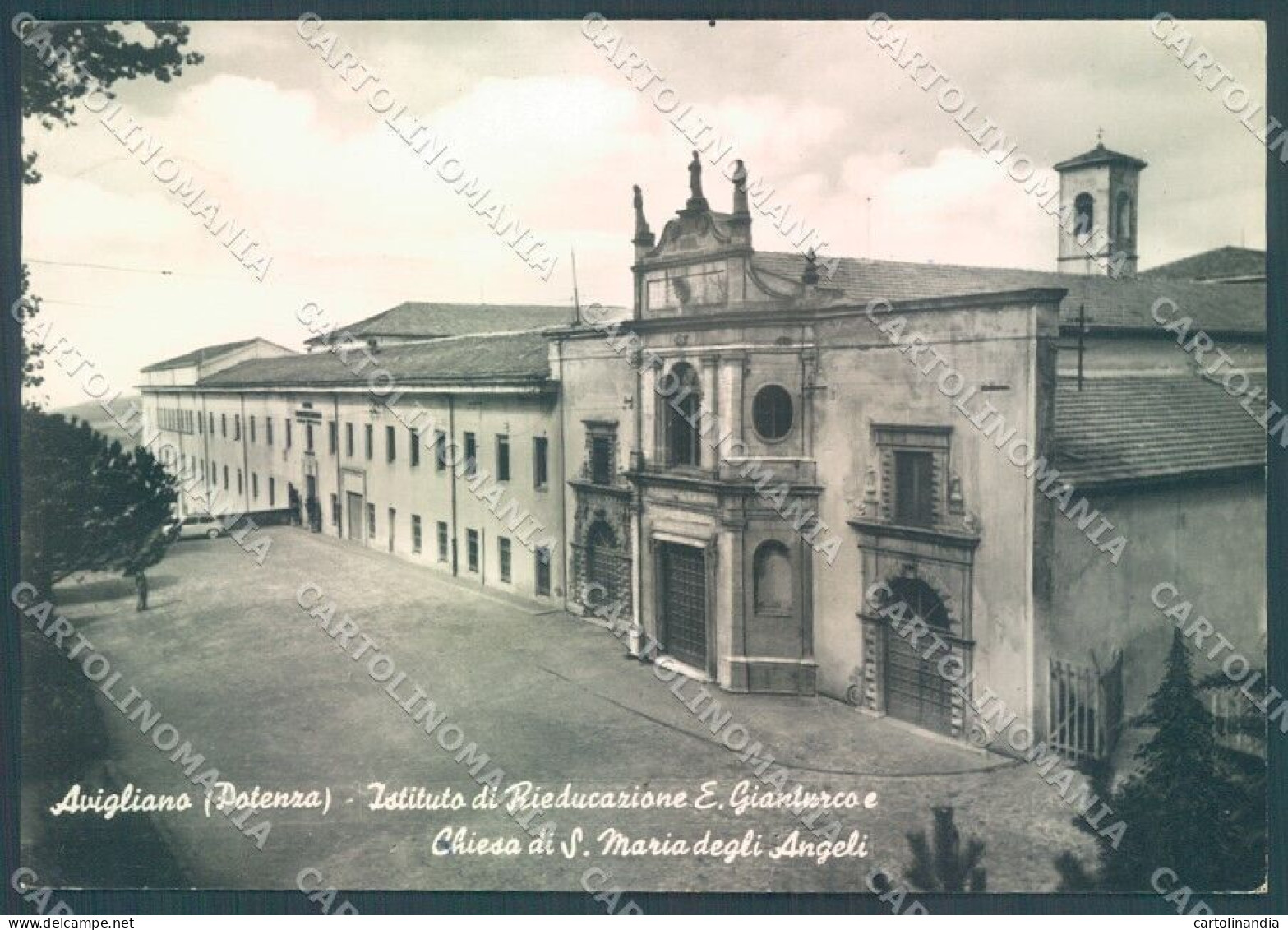 Potenza Avigliano Chiesa S. Maria Degli Angeli Foto FG Cartolina JK1450 - Potenza