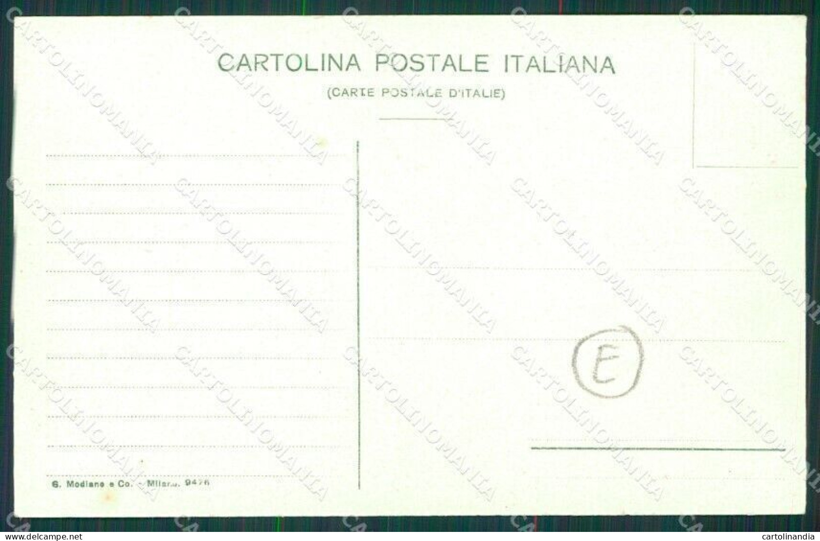 Catanzaro Terremoto Delle Calabrie Cartolina QZ4122 - Catanzaro