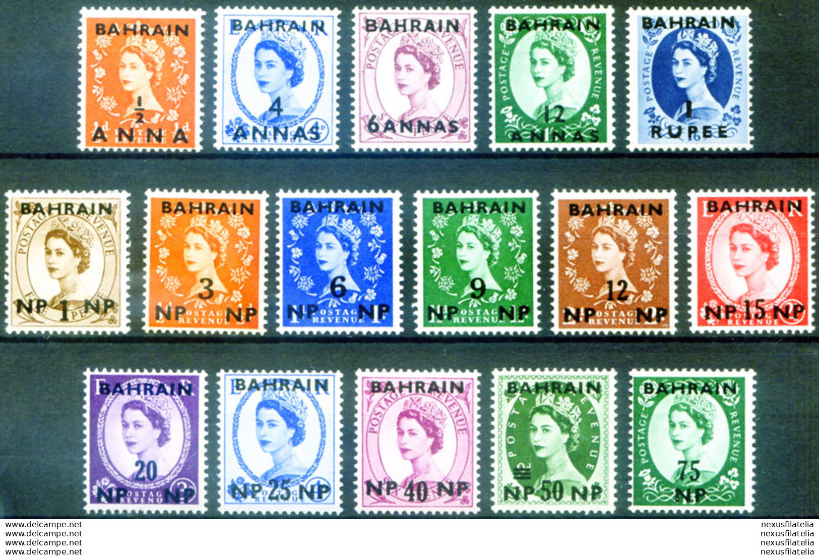 Soprastampati 1956. - Bahrain (1965-...)