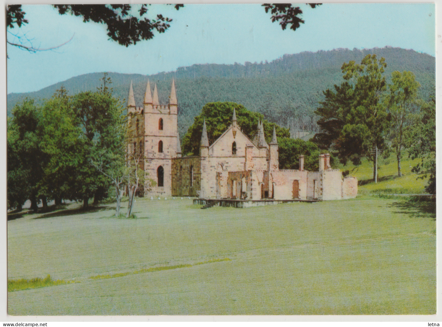 Australia TASMANIA TAS Convict Prison Church PORT ARTHUR Murfett 8P8020 Postcard C1970s - Port Arthur