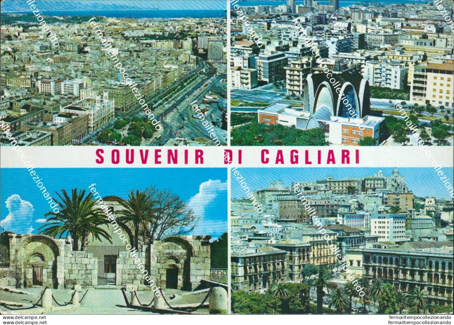 Bb91 Cartolina Cagliari Souvenir - Cagliari