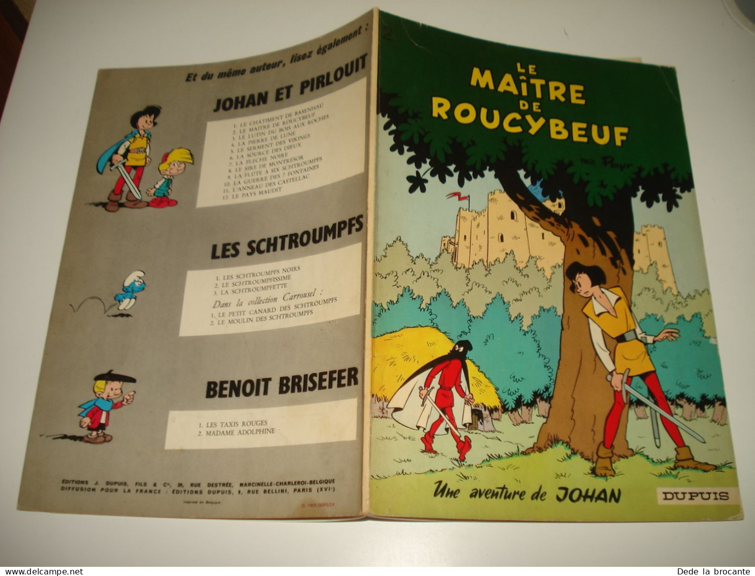 C54 / Johan Et Pirouit N°2  " Le Maître De Roucybeuf  " Re Belge  1968 - Johan Et Pirlouit