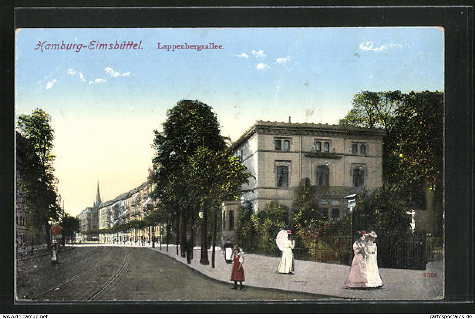 AK Hamburg-Eimsbüttel, Lappenbergsallee Mit Frauen  - Eimsbüttel