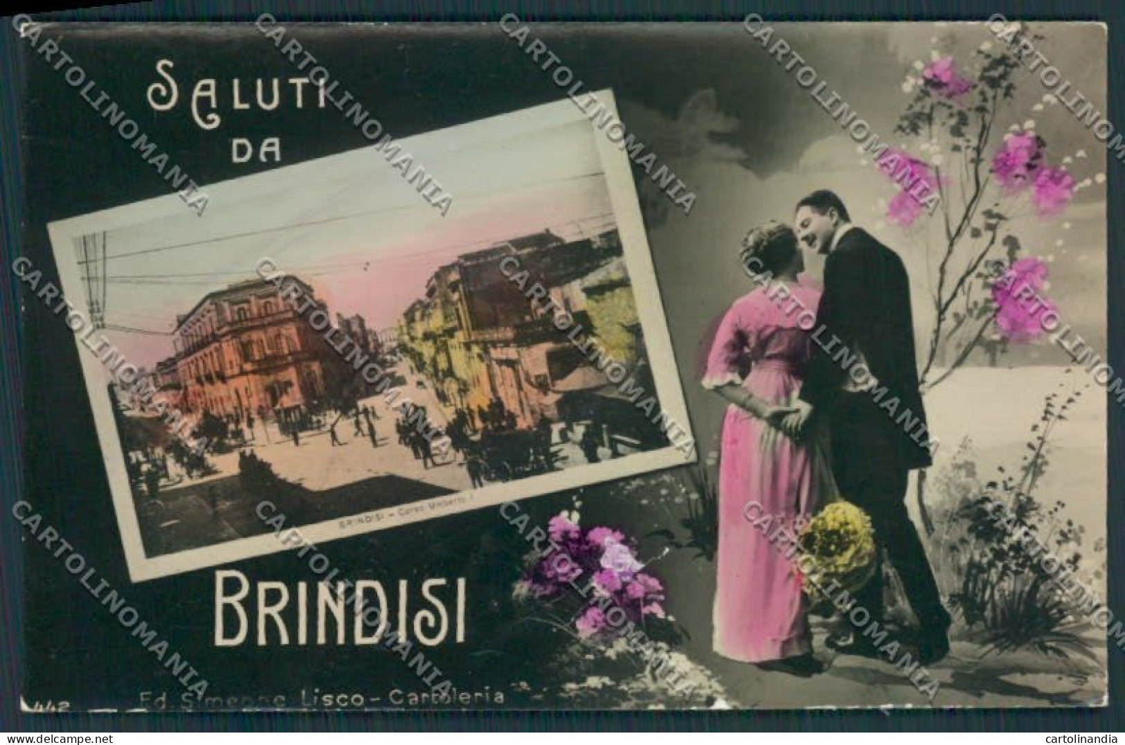 Brindisi Città Saluti Da Foto Cartolina MV5205 - Brindisi